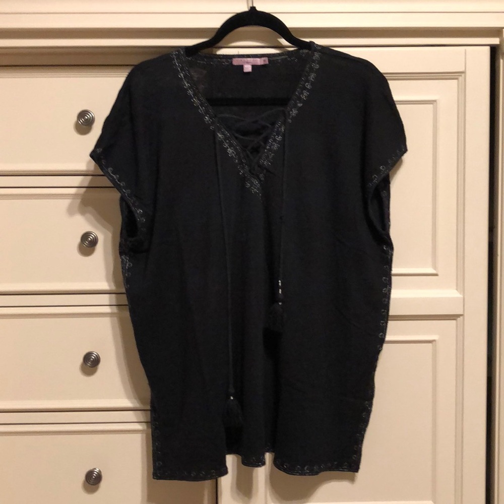 Calypso St Barth Black Jet Tunic size Medium